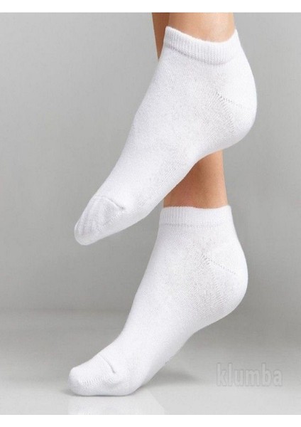 Unisex Düz 5'li Patik Çorap
