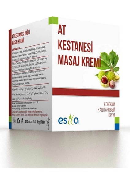 At Kestanesi Masaj Kremi 210 Ml.