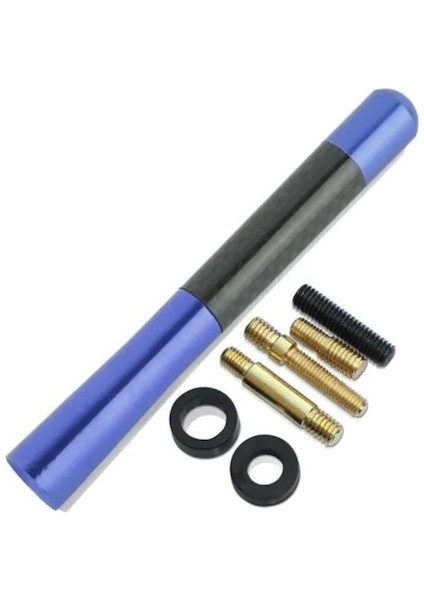 Dodge Journey Uyumlu Mavi Renk Karbon Desenli Çubuk Radio Anten