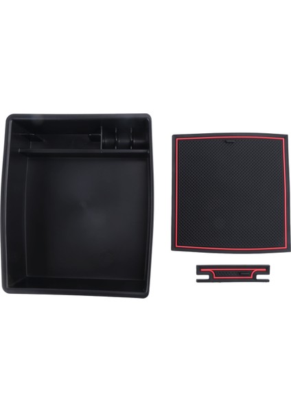 2024 Siyah Kırmızı Araba Kol Dayanağı Saklama Kutusu (Yurt Dışından) fiyatları