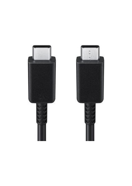 Siyah Type-C To Type-C 1 Metre Hızlı Şarj ve Data Kablosu