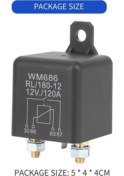 3 Adet Dc 12V Röle Izolasyon Rölesi 12V 120A Yük (Yurt Dışından)