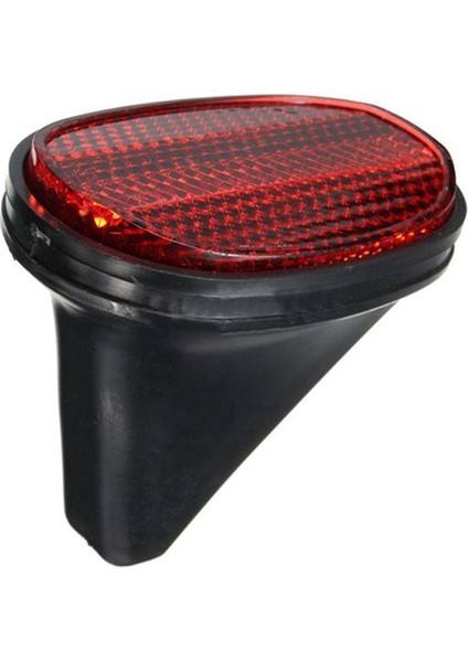 10 Adet Bisiklet Arka Reflektör Çamurluk Oval Uyarı Kırmızı Siyah (Yurt Dışından) fiyatları