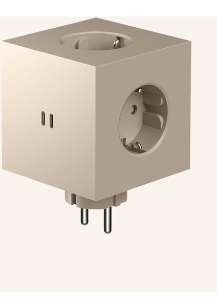 Square 2 Küp Priz Usb-C 11,3x7,6x7,6 cm
