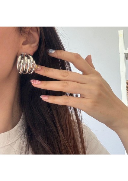 Çelik 6 Halkalı Küpe modelleri