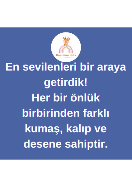 Su Geçirmez Kollu Mama Önlüğü – Eğlenceli Desenli, 6-24 Ay-2'liset