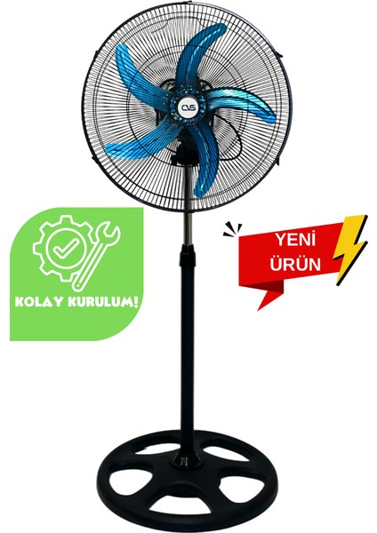 Vantilatör DN91022 Venüs 18" Sanayi Tip-4 Salınım - 85W