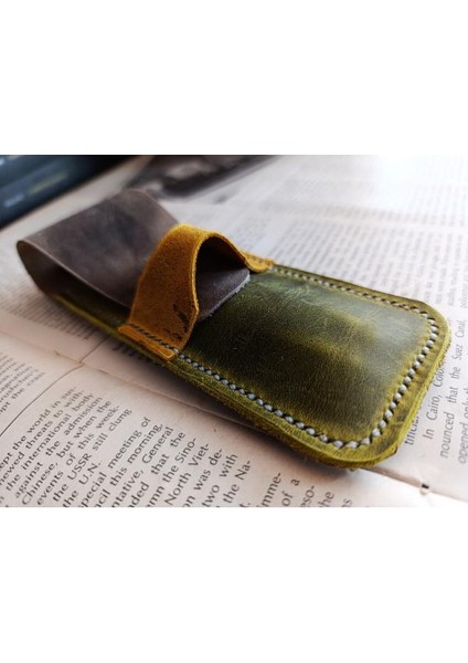 Crazy Hors Hakiki Deri El Emeği Özel Kalemleriniz Için Kalemlik Kalem Kutu 27 cm 6 cm W131 fiyatları