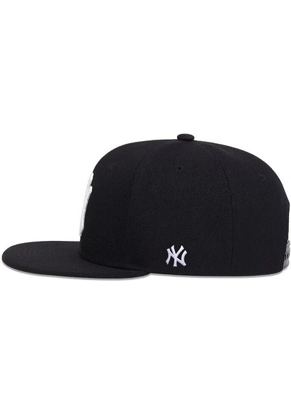 Hip Hop Cap Şapka Snapback Cap Siyah Beyaz