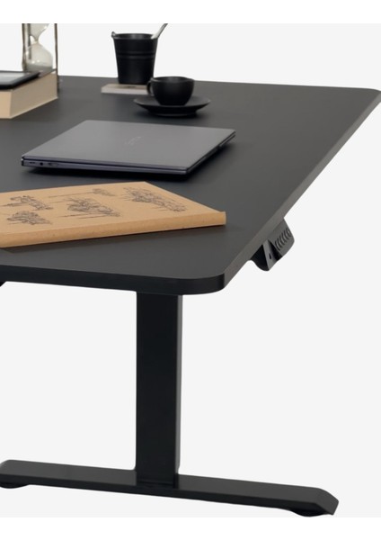Uprise Yükseklik Ayarlı Masa | Çift Motorlu | Güçlü-Dengeli-Stabil 180 Cm (Siyah)