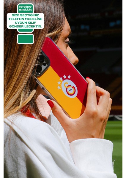 iPhone 14 Uyumlu Galatasaray 5 Yıldız Parçalı Bayrak Lisanslı Telefon Kılıfı modelleri