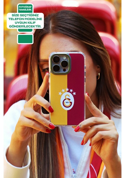 iPhone 14 Uyumlu Galatasaray 5 Yıldız Parçalı Bayrak Lisanslı Telefon Kılıfı fırsatları