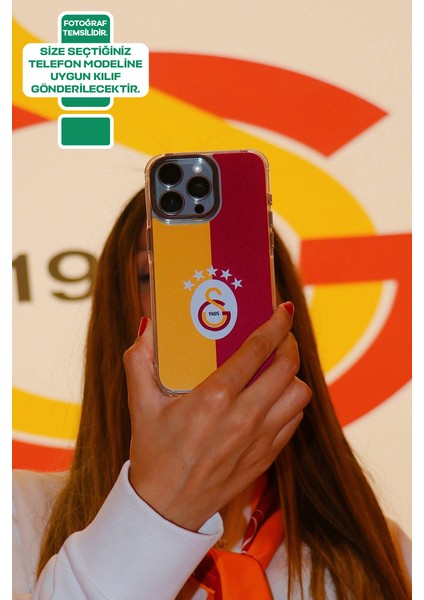 iPhone 14 Uyumlu Galatasaray 5 Yıldız Parçalı Bayrak Lisanslı Telefon Kılıfı indirimleri