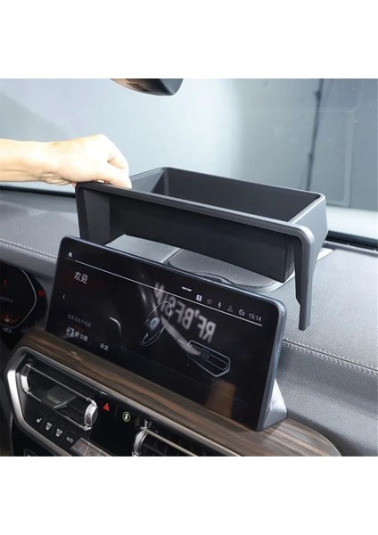 X3 G01 Ix3 Için Araba Gösterge Paneli Navigasyon Ekranı Arka Saklama Kutusu (Yurt Dışından) fırsatları
