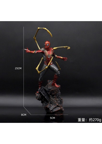 Avengers Demir Örümcek Anime Aksiyon Figürü Model Süs (Yurt Dışından)