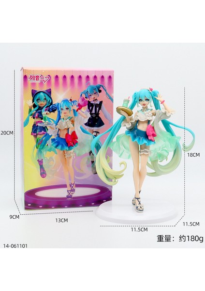 Anime Hatsune Miku El Kuklası Modeli Ikincil Yuan Süsleri (Yurt Dışından)