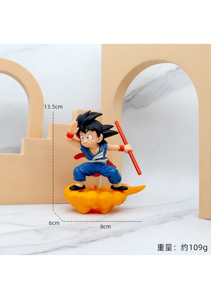 Yedi Dragon Ball Süper Saiyan Manken Anime Model Süsleri (Yurt Dışından)