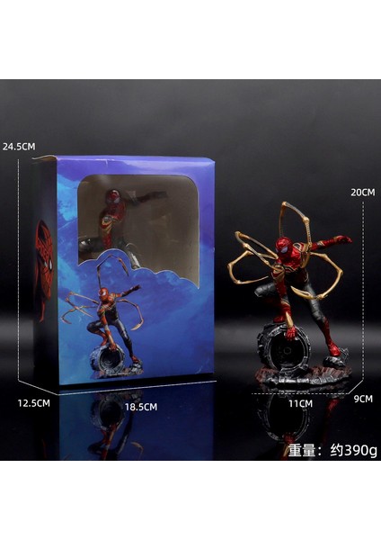 Avengers Demir Örümcek Anime Aksiyon Figürü Model Süs (Yurt Dışından)