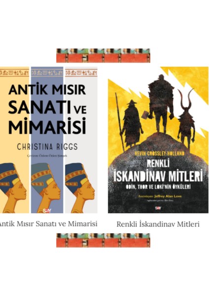 Antik Mısır Sanatı ve Mimarisi, Renkli Iskandinav Mitleri (2kitap)