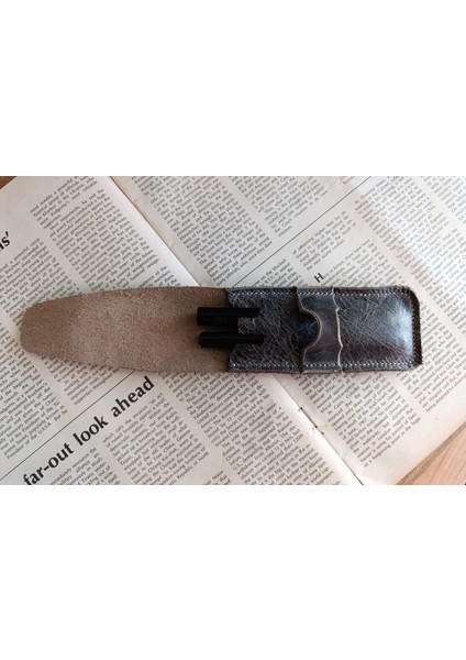 Crazy Hors Hakiki Deri El Emeği Özel Kalemleriniz Için Kalemlik Kalem Kutu 27 cm 6 cm W132 modelleri