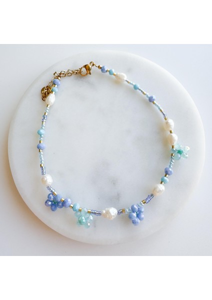 Çelik Boncuk Papatya Halhal