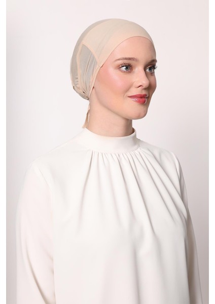 K.bej Parisien Dikişsiz Bone