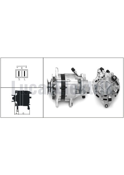 Alternator 12V 65A H100 2.5d 2.5td L200 3730042200-3730042202-A2T01483