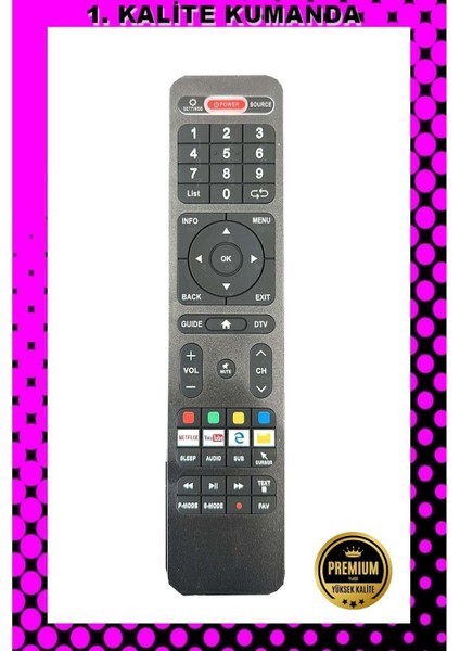 Kumanda --Maza-Mapp 1267 Strong Tv LCD Kumandası 125089 Ef5