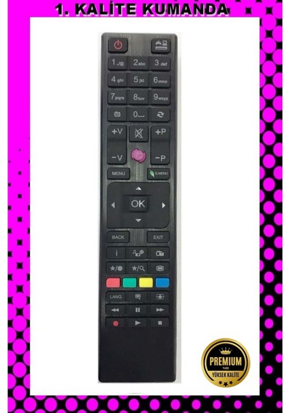 Kumanda --Maza-Mapp 1138 Vestel Seg 3D Lcd-Led Tv Kumandası 125055 Ed5