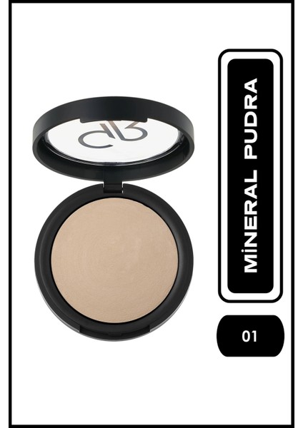 Mineral Terrabaked Powder No: 01 Ivory - Mineral Pudra - 8691190540524