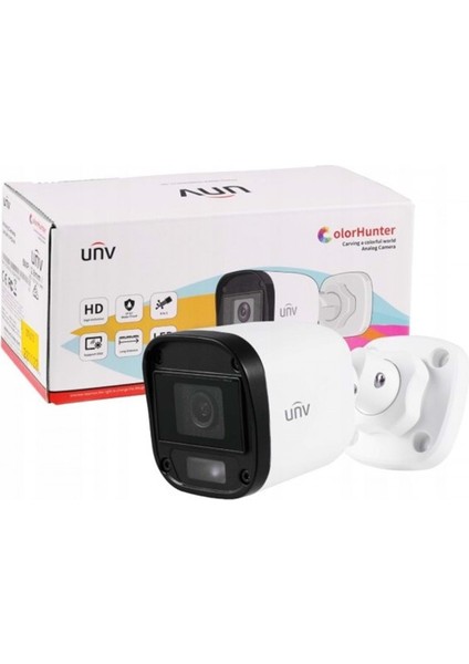 Unv UAC-B112-AF28-W 2mp 1080P Sesli Full Color Gece Renkli Hibrit Ahd Tvı Cvı Ir Bullet Kamera 231156