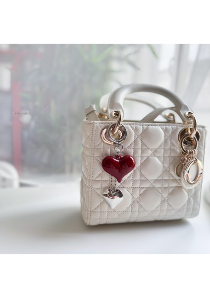 Kalp Charm Çanta Aksesuarı