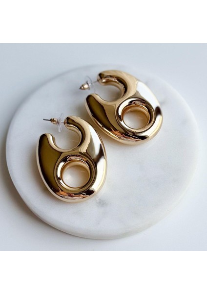 Çelik Vidonia Küpe