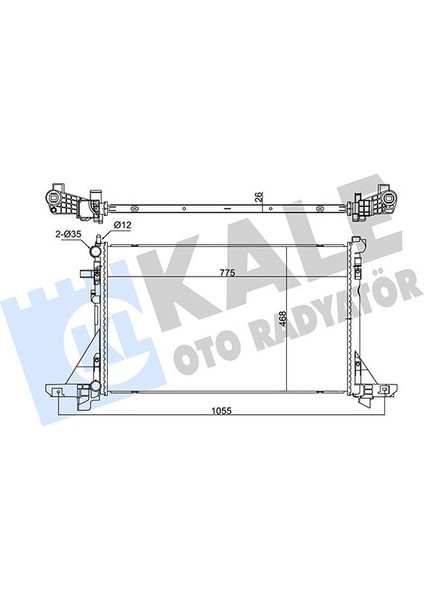 Motor Radyatoru Master Iıı 10 Movano B 10 2.3dcı 214004474R-214101169R