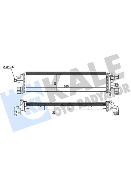 Turbo Radyatoru Ford Focus Iıı 1.5 Ecoboost 14 At mt Klımalı Klımasız F1F18D048AB-1862383