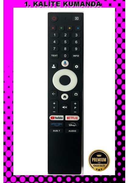 Kumanda --Maza-Mapp 1272 Dreamstar Ses Komutsuz Android Tv Kumandası 125090 Ef6