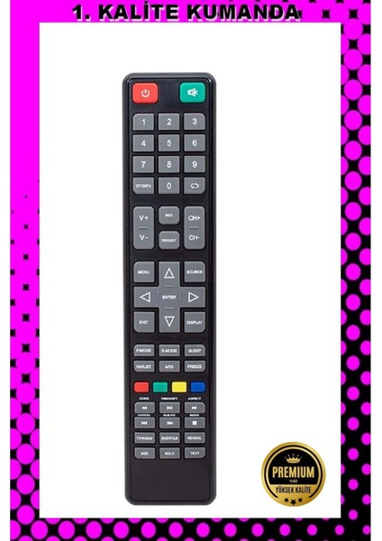 Kumanda --Maza-Mapp 1193 Dijitsu LCD LED Tv Kumandası 125078 EE13