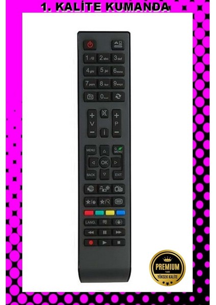 Kumanda --Maza-Mapp 186 Vestel LCD LED Tv Kumandası 125057 Ed7