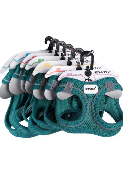 Air Mesh Yeşil Göğüs Tasması L