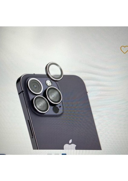 Glass Pro Apple Iphone 14 Pro / 14 Pro Max Lens Koruyucu Mor