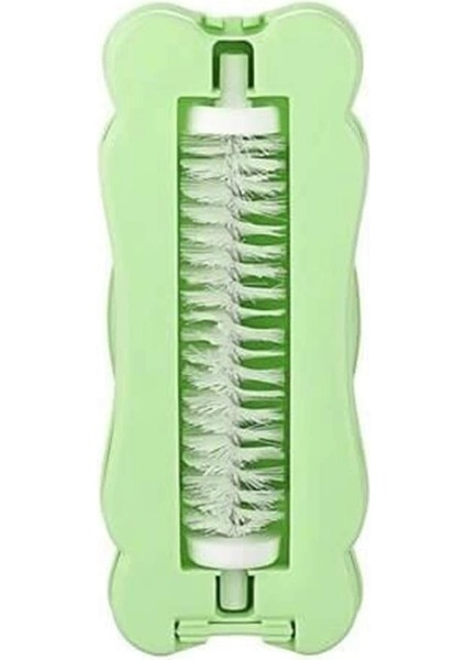 Kelebek Tasarımlı Tek Fırçalı Gırgır 17X7X4 cm Yeşil