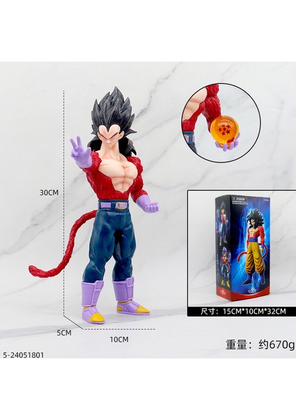 Yedi Dragon Ball Süper Saiyan Manken Anime Model Süsleri (Yurt Dışından)