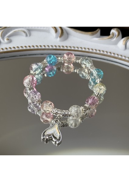 Boncuklu Püskül Bilezik Tasarımı Yüksek Değerli Kişilik Çarpışma Değil Modeller Yüz Eşleşen Bilezik (Yurt Dışından)