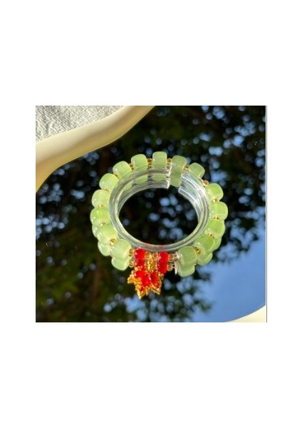 Boncuklu Püskül Bilezik Tasarımı Yüksek Değerli Kişilik Çarpışma Değil Modeller Yüz Eşleşen Bilezik (Yurt Dışından)