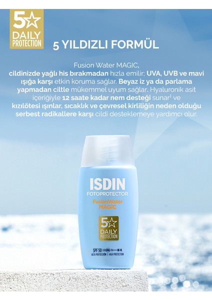 Isdın Fototoprotector Fusion Water Magic SPF50 50ML | Güneş Koruyucu
