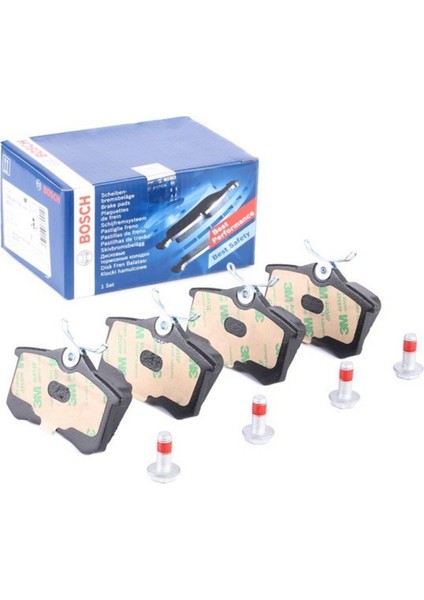 Fren Balatası Seti; Arka Cıtroen C4 1.6i Bioflex 9/2007 - 7/2008 80 Kw B5