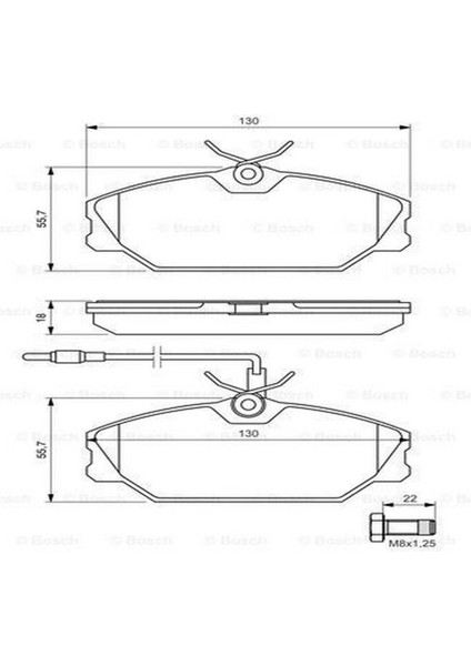 Diskli fren balatası seti; ön RENAULT Laguna I Grandtour 1.8i 9/1995 - 2/2001 66 kW K56 fiyatları
