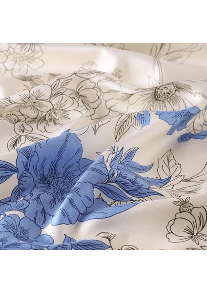 Açelya Desenli Ipek Şal 07318 Beyaz fiyatları