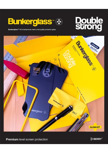 Bunkerglass Double Strong Iph.12 Hayalet Cam Ekran Koruyucu iPhone 12