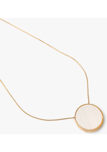 Çelik Karışımlı Geometrik Charm Detaylı Kolye fiyatları